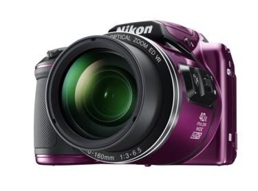 Nikon COOLPIX B500 | Digital Bridge Camera | Plum, Red & Black